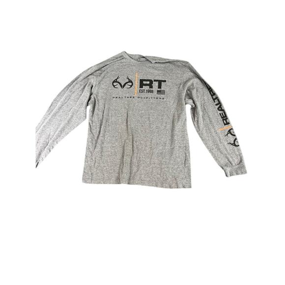 Men’s L Realtree Long Sleeve Gray  Shirt – Excellent Condition - Picture 1 of 9
